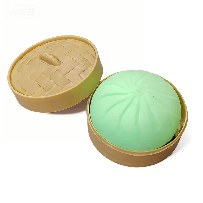Simulation Flash Dumpling Pressure Ball Slow Rebound Soft Pinch Decompression Baozi  modeling stress relief toy birthday Gifts