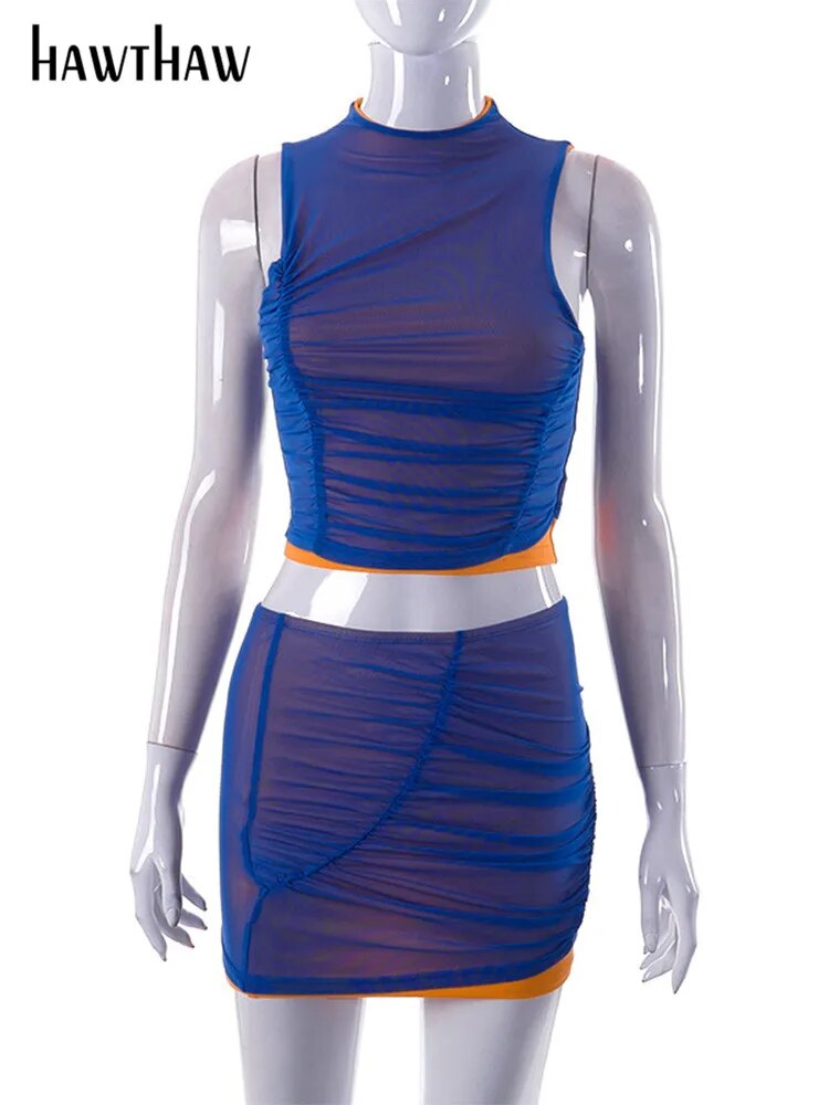 Club Ready Two Piece Matching Sets Mini Outfit