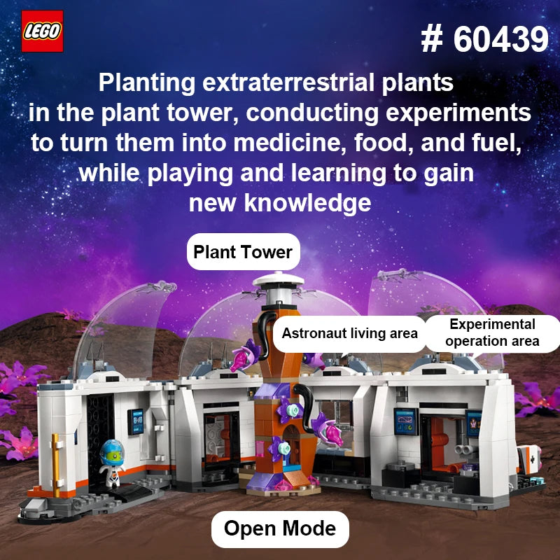 LEGO 60439 Space Science Lab CITY series 560pcs Buiding Blocks Model Kit DIY Toys For Boys Girl Children Gift ages 6+