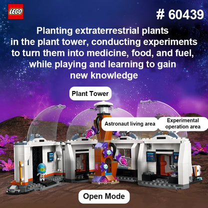 LEGO 60439 Space Science Lab CITY series 560pcs Buiding Blocks Model Kit DIY Toys For Boys Girl Children Gift ages 6+