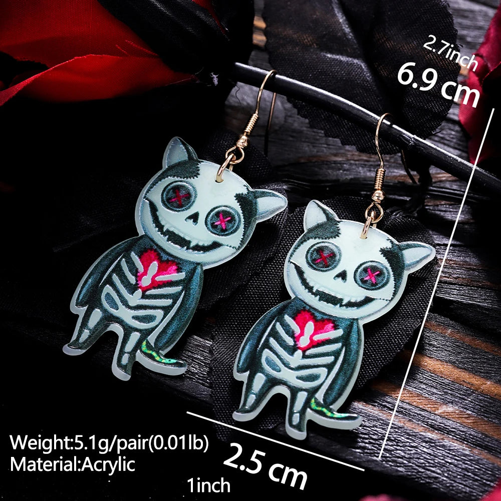 EtherealBe Halloween Earrings for Women - Spooky Styles