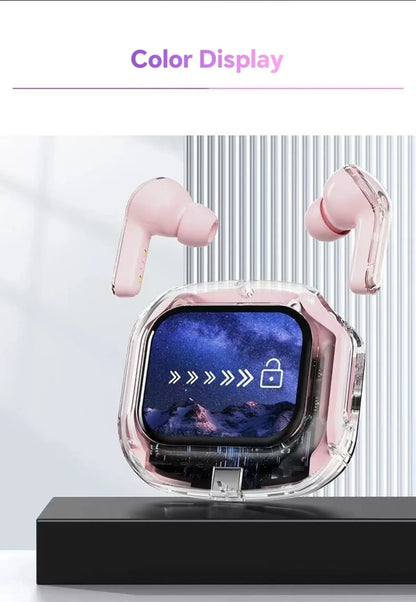 Wireless Bluetooth Headphones,144 Language Real Time Translation Earphones for Business,with Smart Touch Screen HiFi TWS Headset