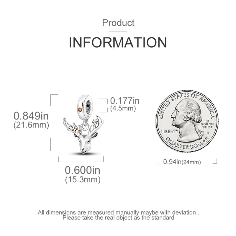 Halloween Christmas 925 Silver Charms Fit Original Bracelet For Women Jewelry Snow Christmas Tree Santa Claus