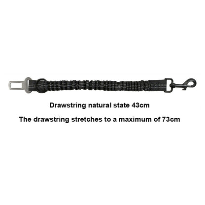 Dog Car Seat Belt Dog Seat Belt Leash Vehicle Belt Adjustable Cushioning Elastic Reflective Safety Rope for Dogs Cat
