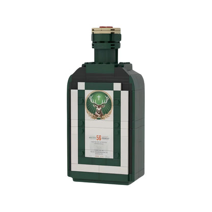 Creative Whiskey Bottle Building Blocks, 3D Puzzle DIY Model Kits for Adults, Home Bar Decoration, 11 Styles Available
