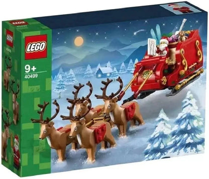 LEGO 40499 Santa's Reindeer Sled Vehicle for Boys and Girls - Educational Building Block Christmas Gift