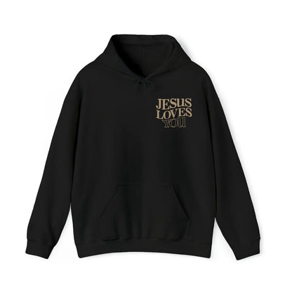 Jesus Loves You Print Hoodies for Women's Y2K Clothes Long Sleeve Fun Graphic Hooded Sweatshirts 2023 Fall Winter Pullover Tops