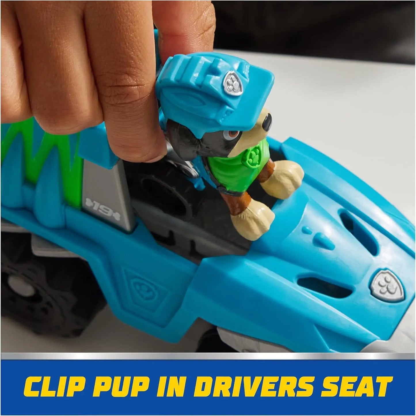 Original Paw Patrol Rex’s Dinosaur Rescue Vehicle with Collectible Action Figure Anime Doll Kids Toy Birthday Christmas Gift