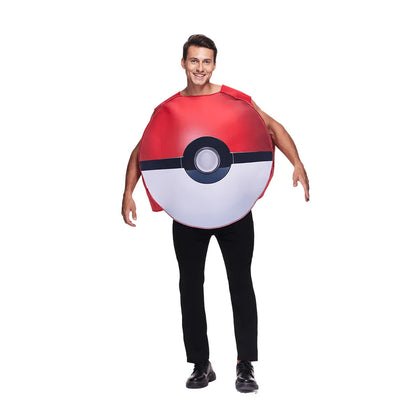 Pokeball Cosplay Fantasy Costumes for Women Men Costume Halloween Christmas Adult Anime New Year Costume Clothing Toys