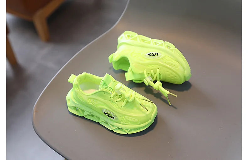 Children Glowing Sneakers Boys Led Lighted Casual Shoes 2023 Spring Autumn Candy Color Breathable Kids Shoes Girls Sports Shoes