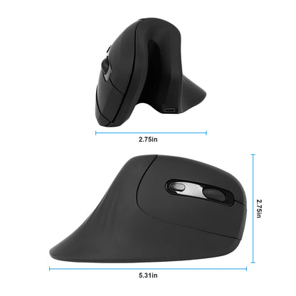 Wireless Vertical Mouse Wired USB Computer Gaming Mice Optical 2.4G Silent Gamer Ergonomic Mause For Laptop PC Windows Tablet