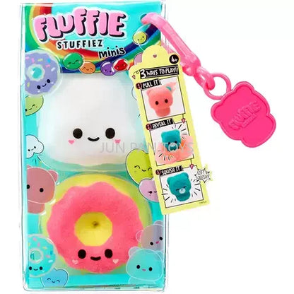 Original Fluffie Stuffiez Collectible Plush DIY Kids Toy UNICORN PANDA ICE RAINBOW Fur Pulling Soft Girl Toys Christmas Gift 1pc