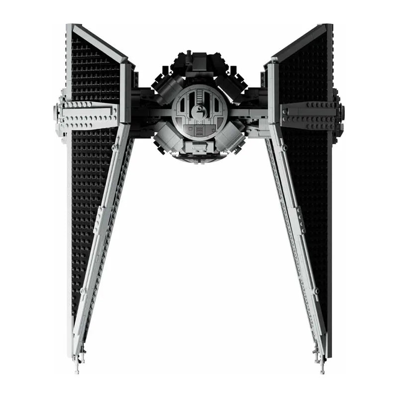New 1931PCS Technical TIE Interceptors Spaceship 75382 Building Blocks Starfighter MOC Assembly Collectibles Display Model Gifts