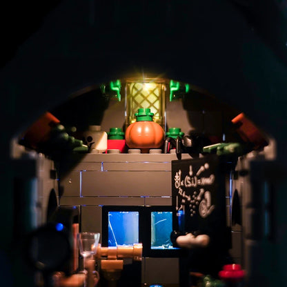 Lazishi LED Light 21351 Set Suitable for Tim Burton's The Nightmare Before Christmas Building Blocks (Lighting Accessories Only)