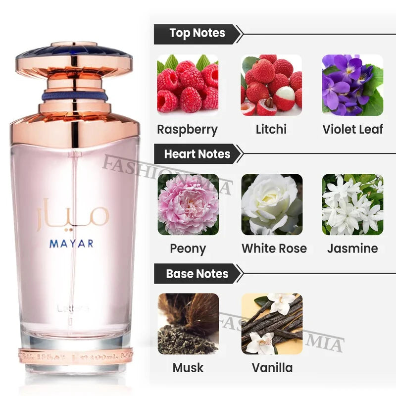 Mayar intense cherry edp arabic perfume for men and women 100 ml by lattafa