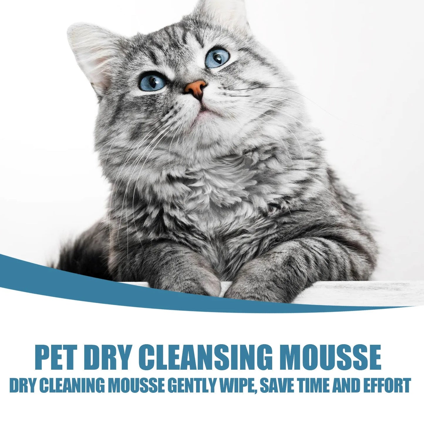 Pet Dry Shampoo Foam Waterless Cleansing For Puppies Odor Eliminator 60ml Dog Show Accessories High Quality Fast Shipping