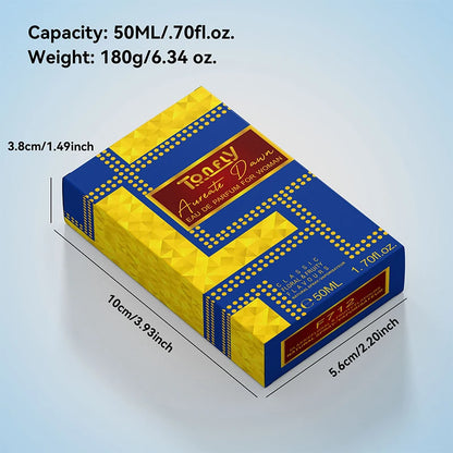 New Women's High-end Perfume Floral Fragrance 50ml Rivet Perfume Fresh Charm Lemon Orange Rose Eau De Toilette Pheromone