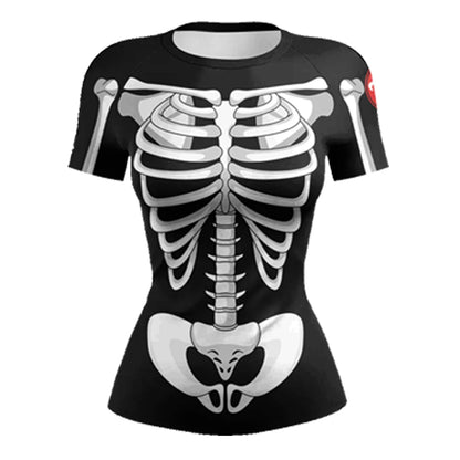 Compression Combat BJJ Rash Guards Grappling MMA Jiu Jitsu Rash Gurd Fight Wear Short Sleeves Quickly Dye Athletic t-shirts