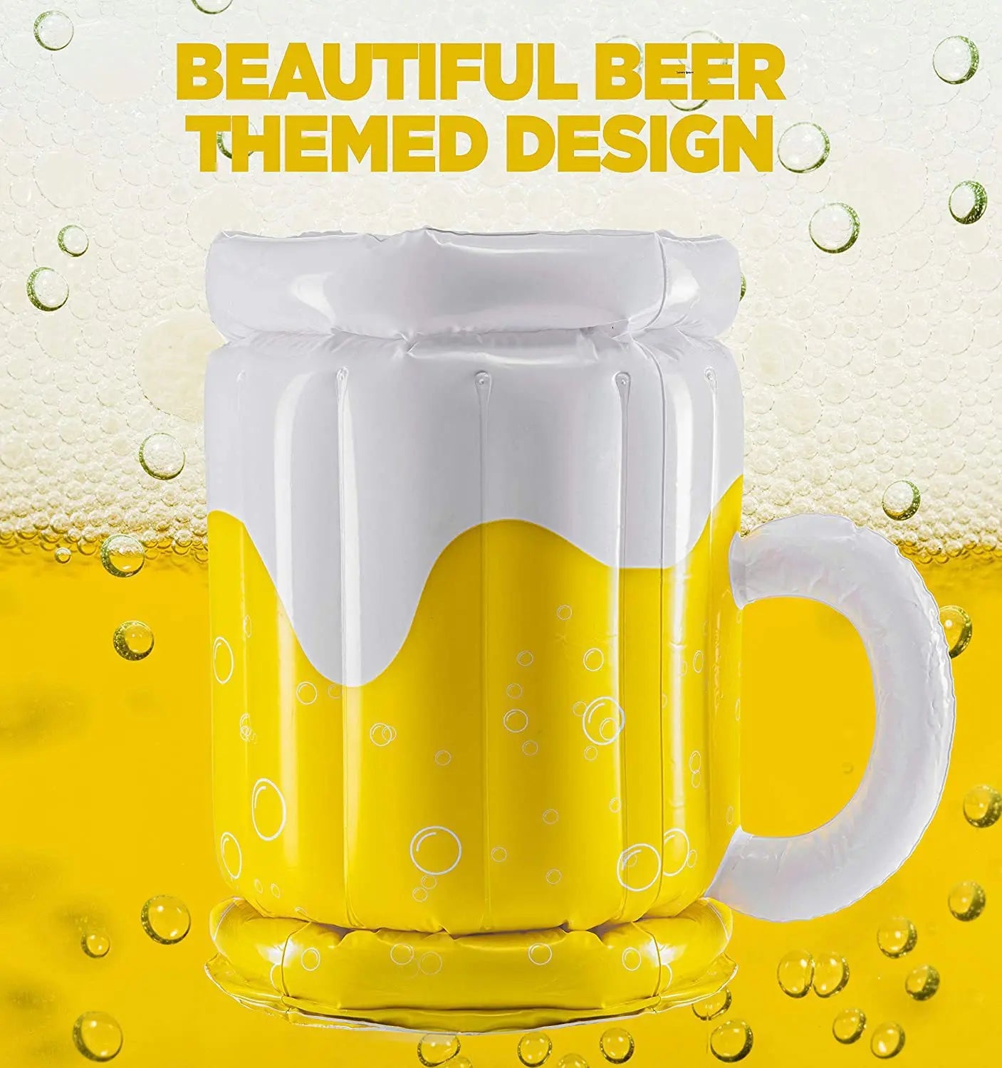 Large Inflatable Beer Ice Bucket PVC Beer Cooler Bucket Summer Pool Party Swimming Pool Drink Cooling Barrel Beach