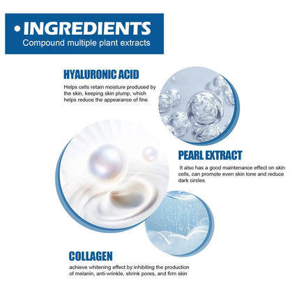 EtherealBe hydrating eye patches for fine lines with hyaluronic acid, pearl extract, and collagen ingredients