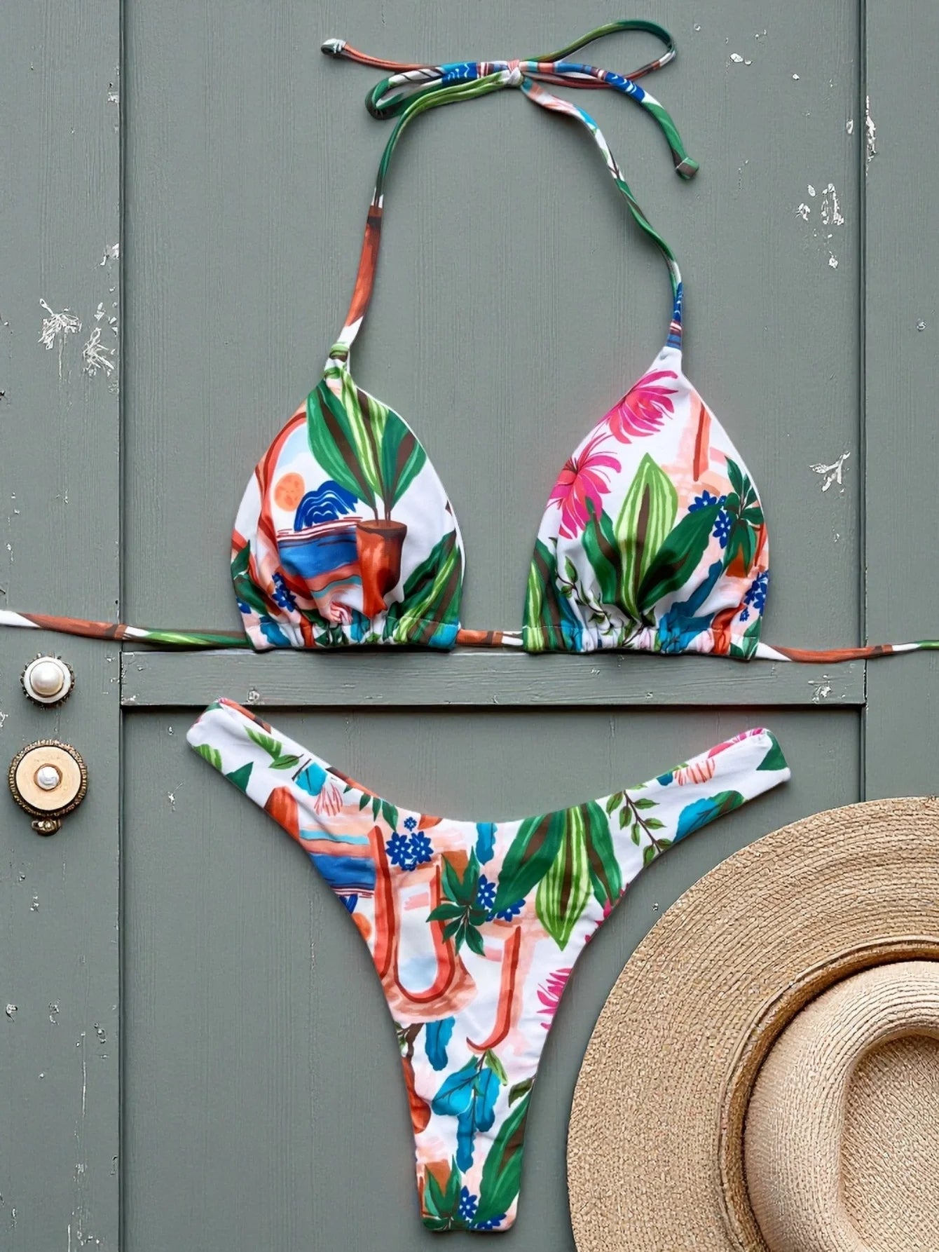 Micro Bikinis 2026 Push Up Women Swimsuits Sexy Swimwear Brazilian Bikini Set Thong Biquini Bead Swimsuit Summer Beachwear