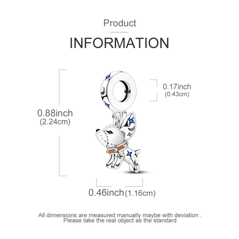 Original Charms Bead 925 Sterling Silver Inlaid Zirconium Animal Paper Crane Snail Pendants Fit Bracelet Jewelry Gift Marking