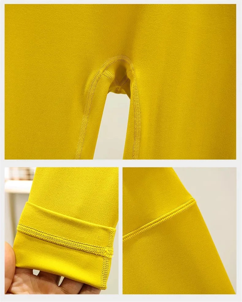 TRY TO BN Women's Tracksuit Yoga Sets Fitness Leggings Sports Bra Naked Sportwear Breathable Workout Two Pieces Suit Gym Clothes