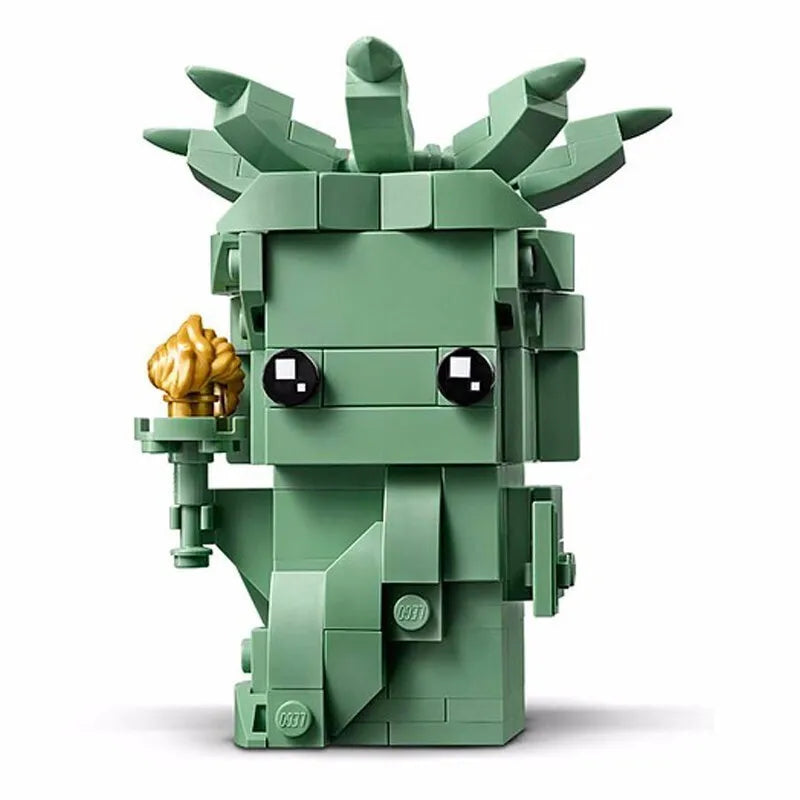 Lego Block Square Head Series 40367 40378 40421 40443 Statue of Liberty Square Children's Toy Gifts