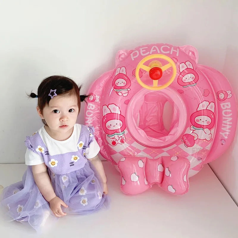 ROOXIN Inflatable Swim Ring Tube Baby Kid's Swimming Circle Pool Float Seat Beach Water Play Equipment