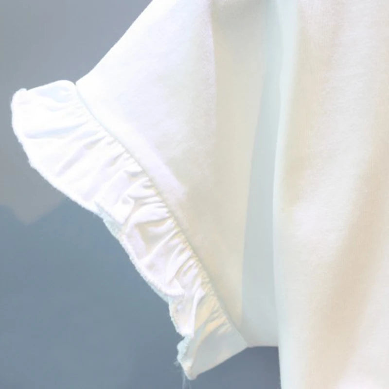 Melario Cotton Girls Clothing Sets Summer Vest Two Piece Sleeveless Children Sets Fashion Girls Clothes Suit Casual Dot Outfits