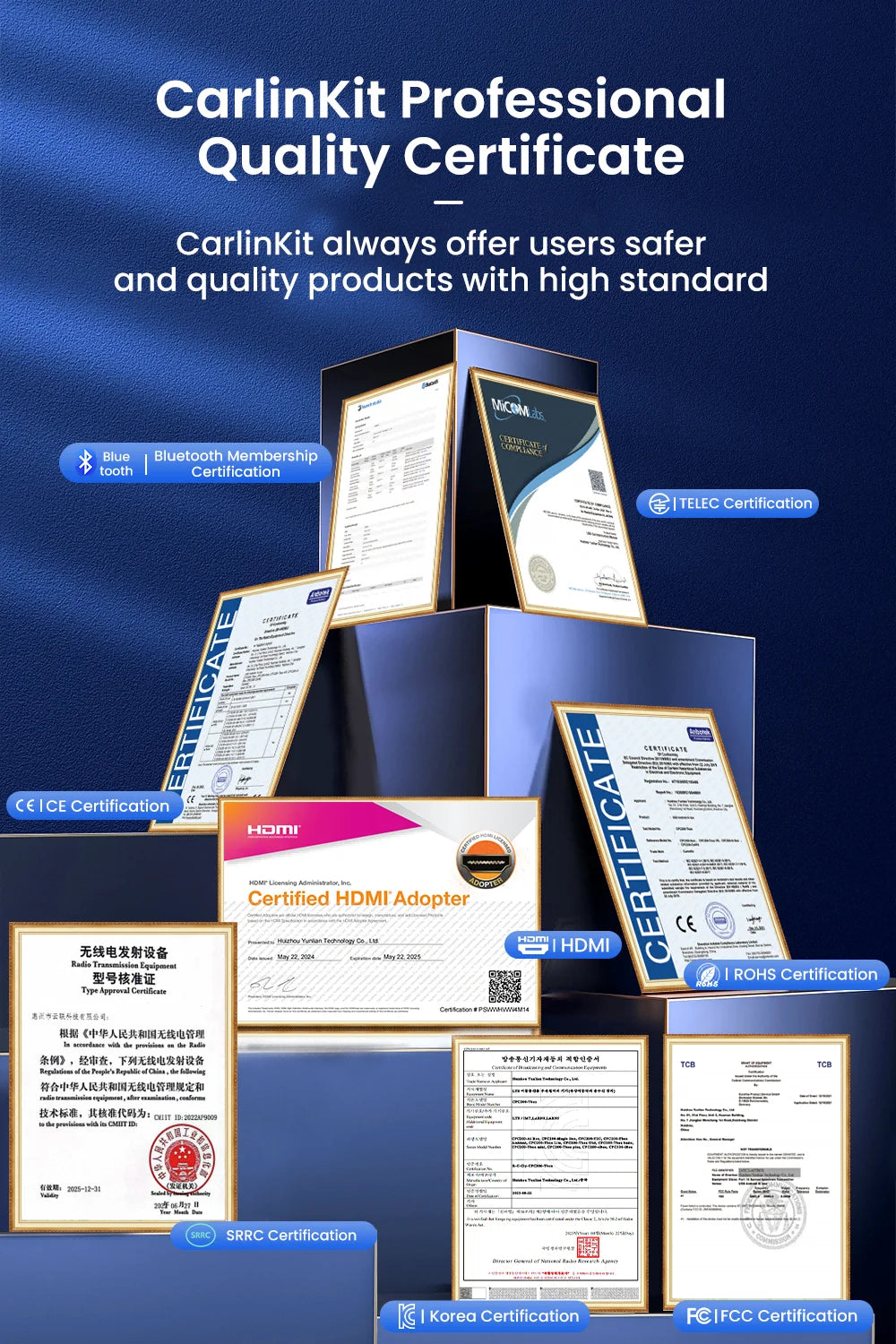 HDMI CarlinKit 8G+128G CarPlay Ai Box Android 13.0 Wireless Android Auto&CarPlay SM6225 Qualcomm 8-Core For Netflix Smart TV Box