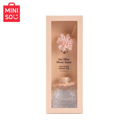 MINISO Minimalist Floral Art Series Non Fire Aromatherapy Gardenia Long lasting Home Air Freshener Decoration Fragrance