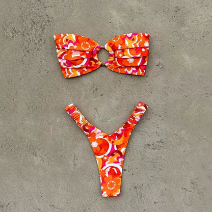 Micro Bikini Push Up Women Swimsuits 2024 Sexy Female Swimwear Brazilian Bikini Set Thong Biquini Swimming Suits Beachwear