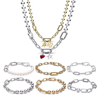 Exquisite chain bracelet women's bracelet, necklace series original high quality pendant jewelry gifts DIY boutique wholesale