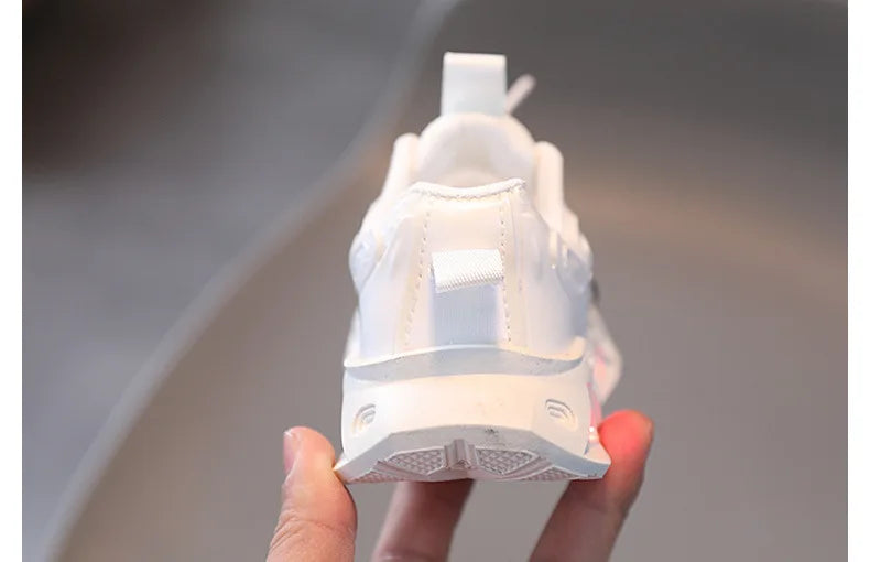 Children Glowing Sneakers Boys Led Lighted Casual Shoes 2023 Spring Autumn Candy Color Breathable Kids Shoes Girls Sports Shoes