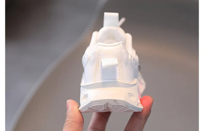 Children Glowing Sneakers Boys Led Lighted Casual Shoes 2023 Spring Autumn Candy Color Breathable Kids Shoes Girls Sports Shoes