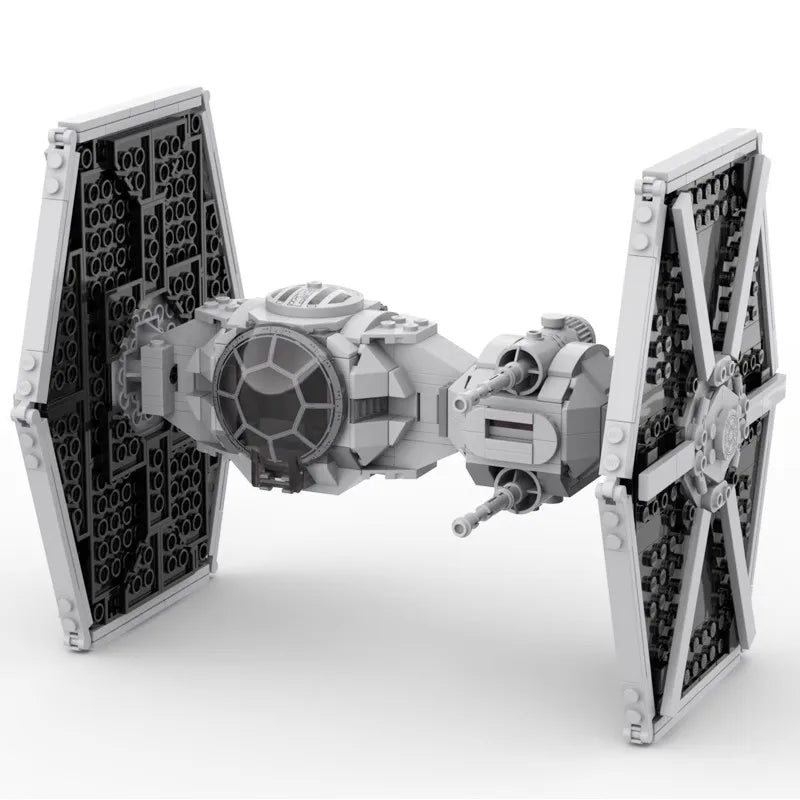 MOC Space Wars Weapon Imperial TIE Fighter Bomber Spaceship Sets Building Blocks Kid Toys Boys Christmas Gift