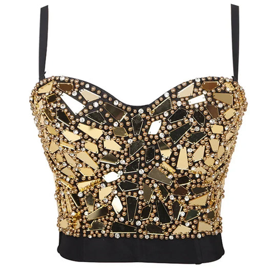 Sexy Club Tanks Tops Women Shaper Camisole Ladies Crop Top Blusas Streetwear Camis Corset Shirt Woman Clothes Camiseta Mujer