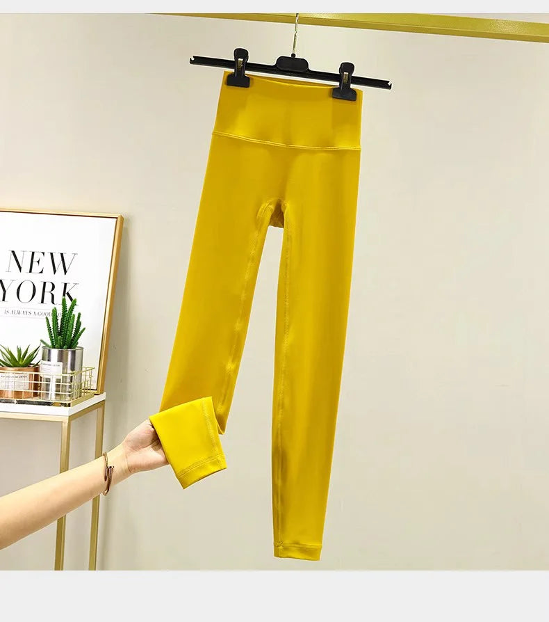 TRY TO BN Women's Tracksuit Yoga Sets Fitness Leggings Sports Bra Naked Sportwear Breathable Workout Two Pieces Suit Gym Clothes