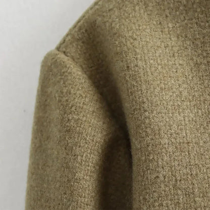 2025 New Woman Jackets Outerwears Long Sleeve Cropped Fashion Jacket for Women Button Short Coats Elegant Women's Coat