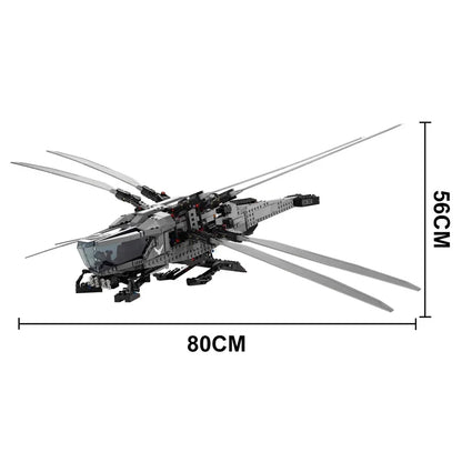 1369PCS Dune Atreides Royal Ornithopter Model Building Blocks Compatible with 10327 Creative Aircraft Bricks Toys for Kids Gifts
