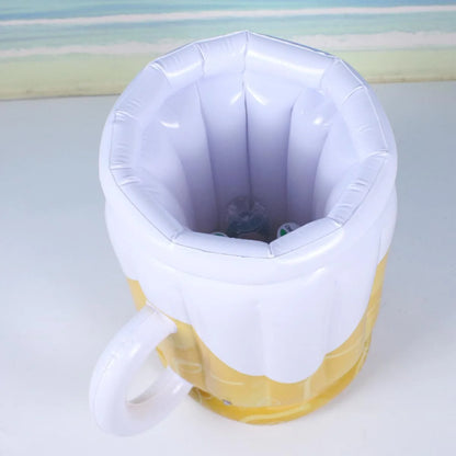 Large Inflatable Beer Ice Bucket PVC Beer Cooler Bucket Summer Pool Party Swimming Pool Drink Cooling Barrel Beach