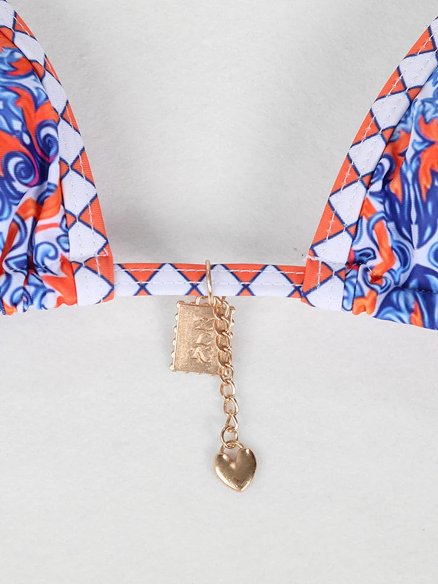 Micro Bikinis 2025 Sexy Women Swimsuits Female Swimwear Print Bikini Set Bathing Suit Swimming Suits Beachwear Thong Biquini