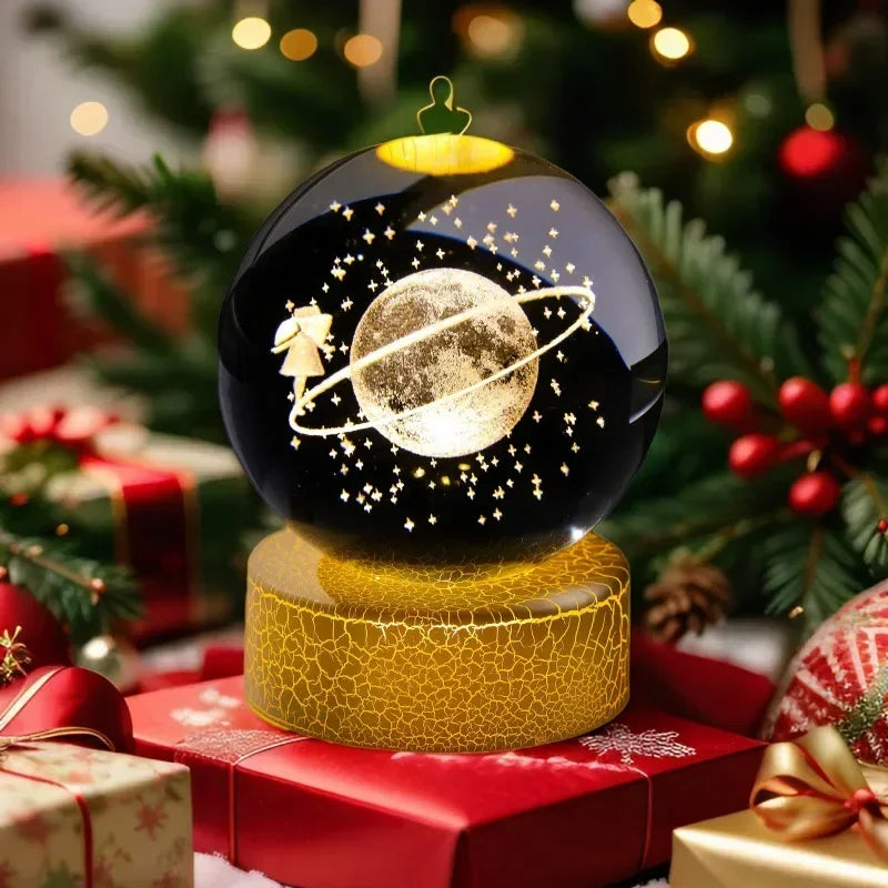 Night Light Creat Crystal Ball USB With Milky Way galaxy LED Children Night Lamp For Bedroom Ambient Light Christmas Gift