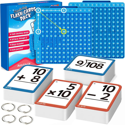 Fraction Number Flashcards For Elementary School Graphical Simplification Math Learning Cards Montessori Teaching Aids