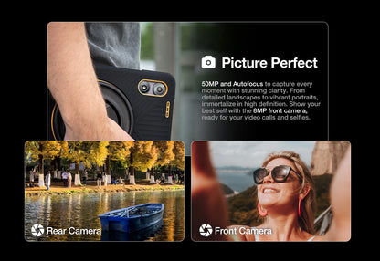 AGM P2 Active 11" FHD Rugged Tablet, IP68 Waterproof/Dustproof, 8GB RAM+256GB, Android 14, G99, Widevine L1 P2W Durable Pad