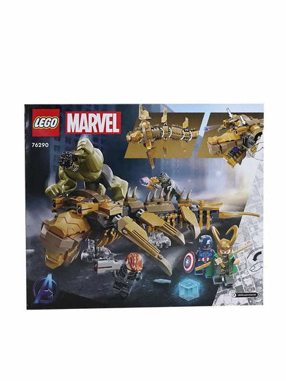 LEGO 76290 Marvel Avengers vs. Leviathan Monsters, Hulk and Captain America, Loki, Black Widow and Chita Ray mini characters