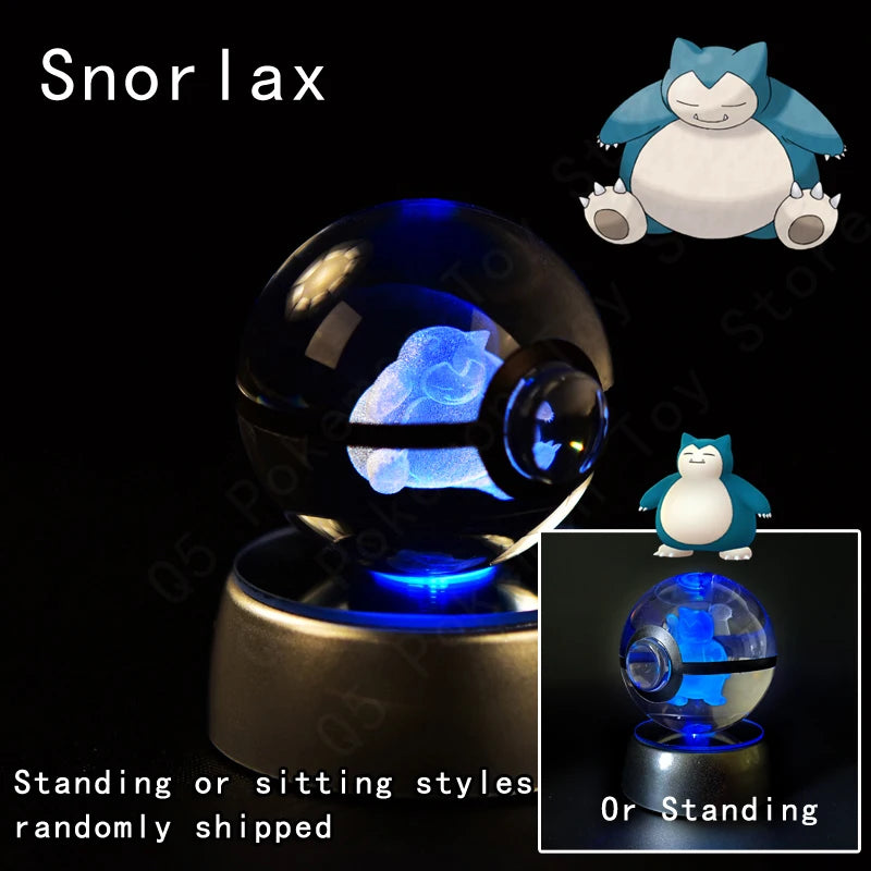 EtherealBe Pokemon 3D Crystal Ball Night Light