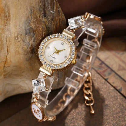 Exquisite women's bracelet watch set, 3 pieces/set women's watch combination, ideal gift for her