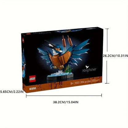 10331 LEGO It's the Emerald Bird Model Series.Suitable as a gift for bird lovers，Add a splash of nature to any space